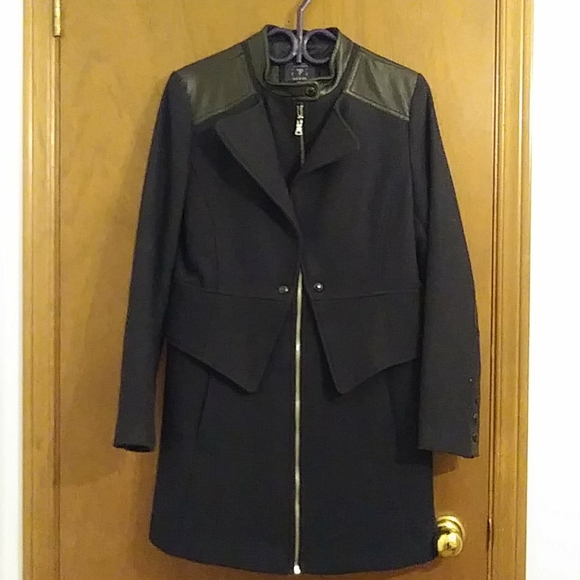 GUESS Tweed Riding Jacket (Navy&black) - Picture 2 of 11